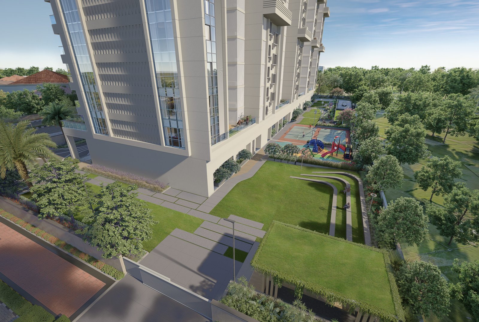 Back Side All Amenities View